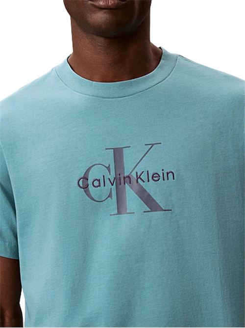 T-shirt con logo centrale Calvin Klein Jeans | LV04RB862G2IR